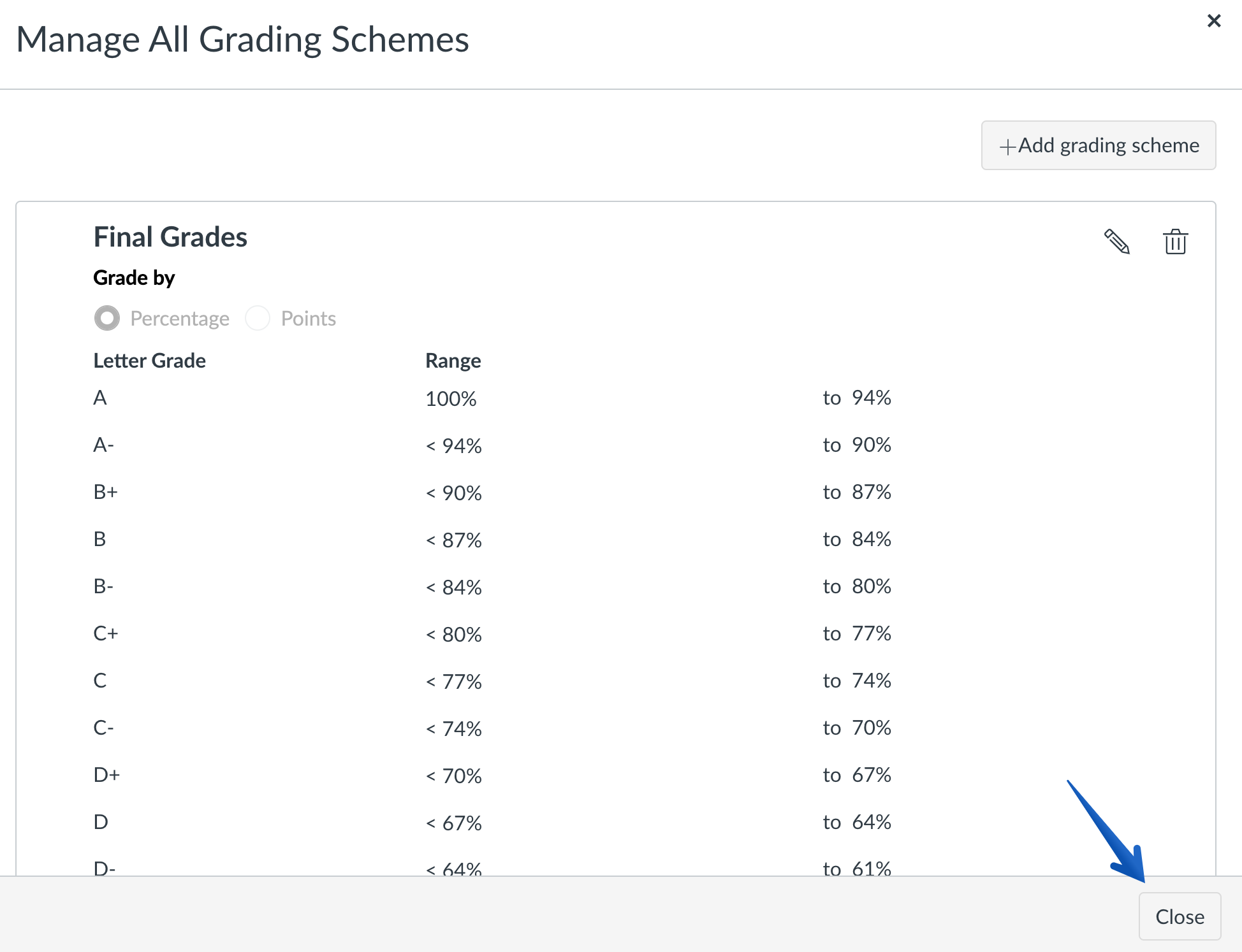 What is a Grading Scheme and how do I use it? – UCSB Support Desk