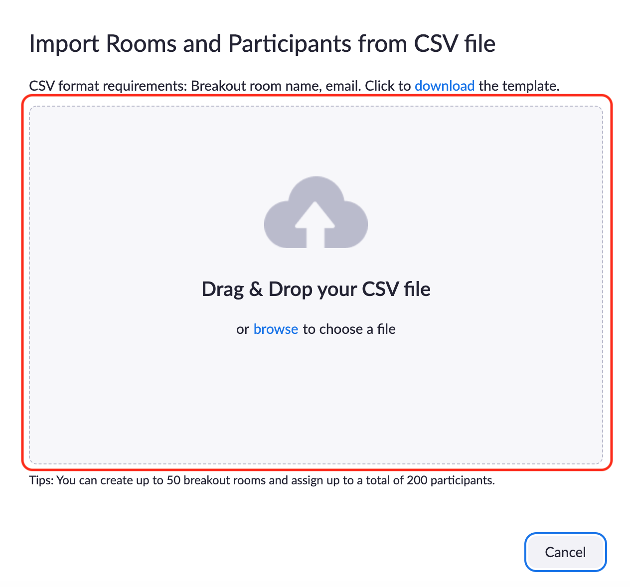 pre assign zoom breakout rooms