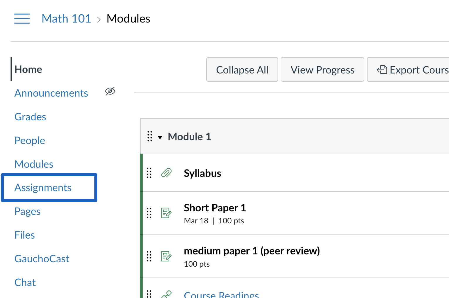 Types Of Assignments In Canvas UCSB Support Desk Collaboration