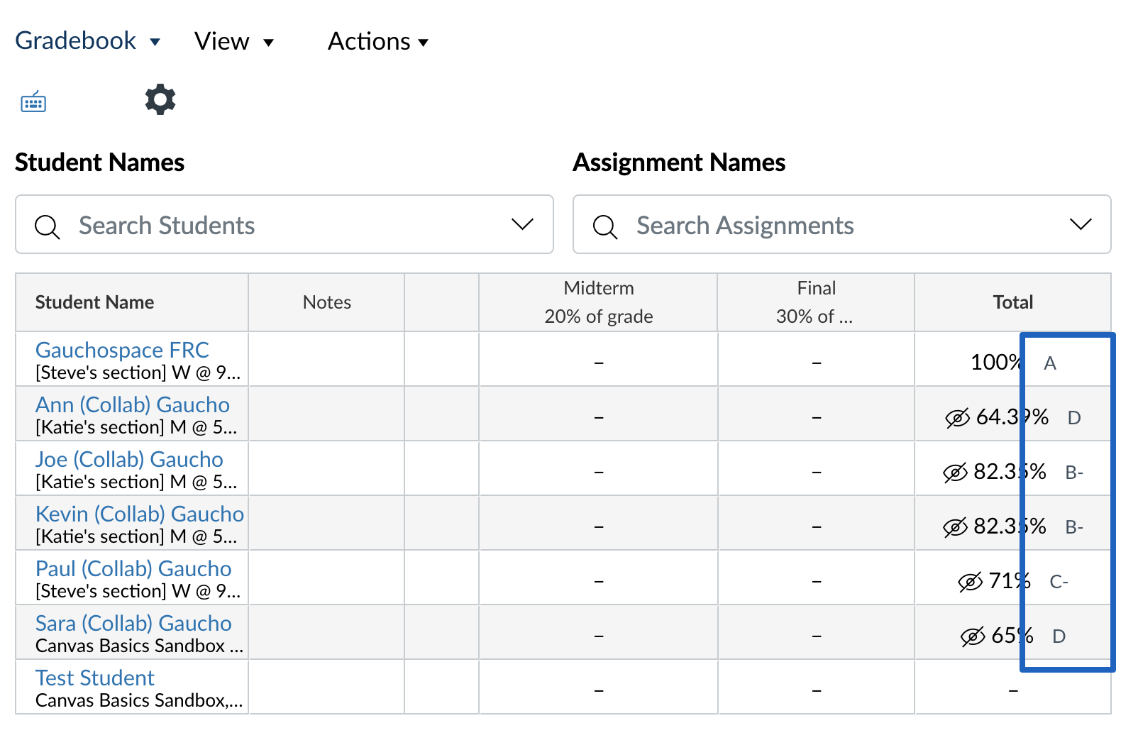 How to complete the Numeric-to-Letter Grading Scale Conversion – Support  Center